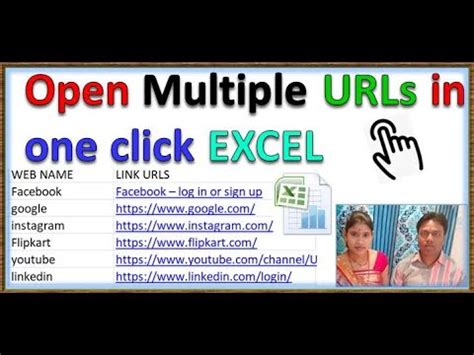 open multiple urls from excel.